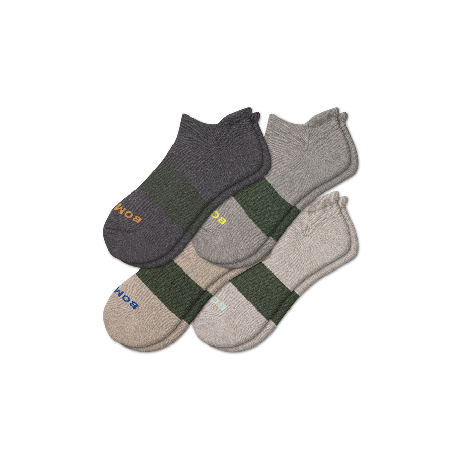 Men's Kind Knit Ankle Sock 4-Pack - Premium Pick
