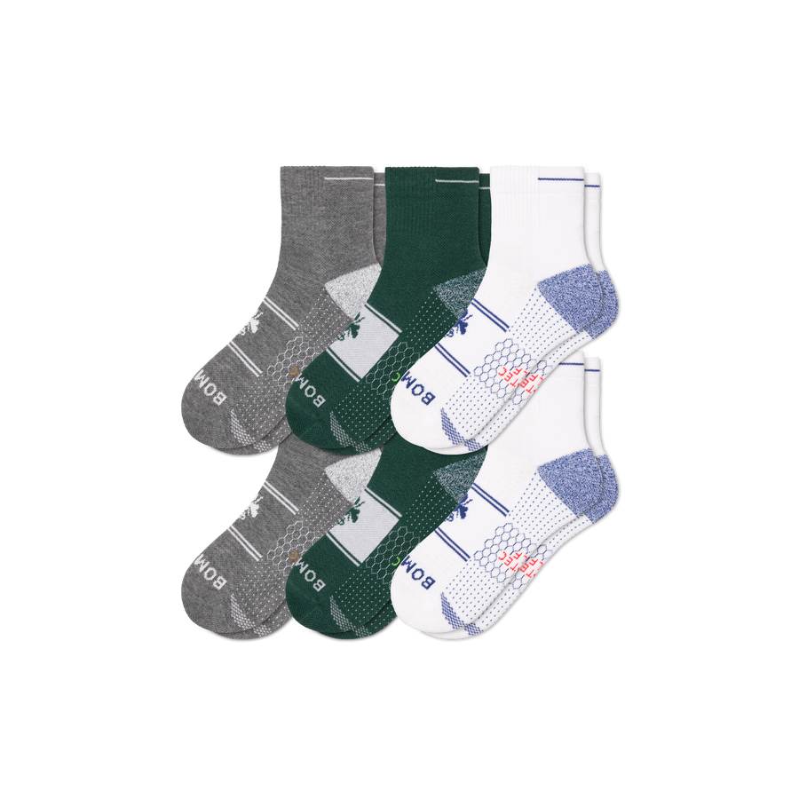 Men's Golf Quarter Sock 6-Pack - Premium Pick
