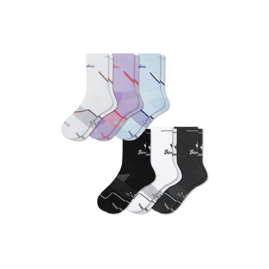 Women's Run Half Calf Sock 6-Pack - Ready Pair