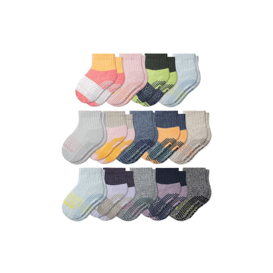 Toddler Week of Bombas Gripper Calf Sock 14-Pack - Travel Pair