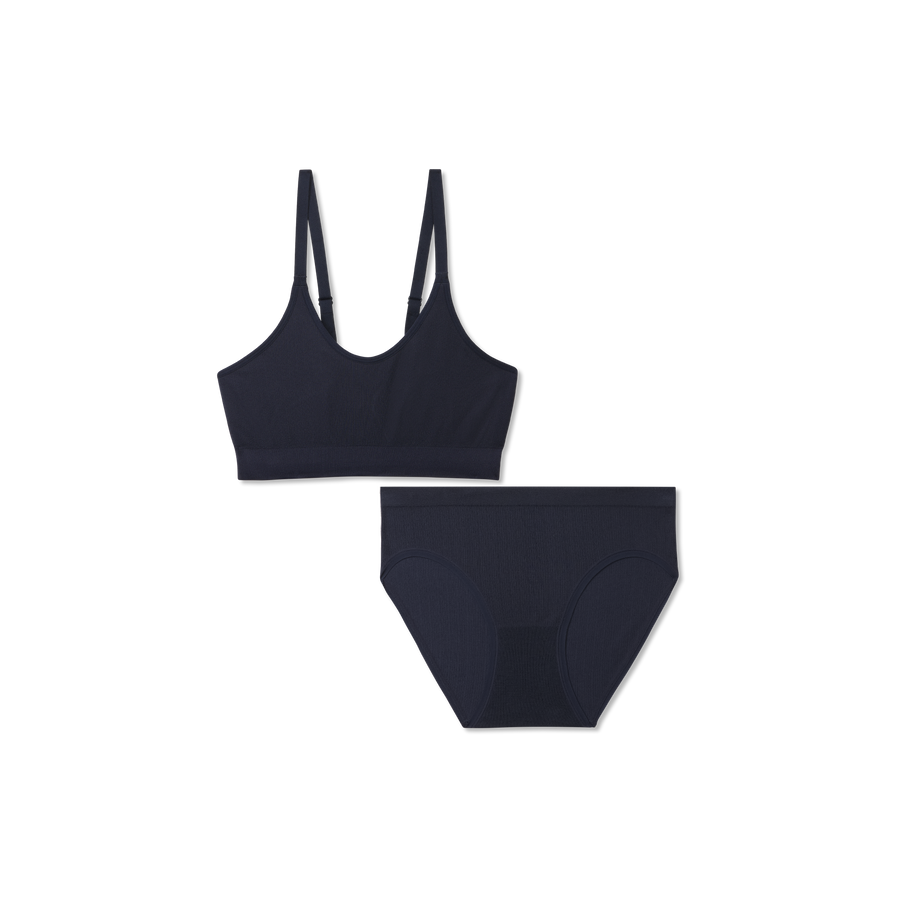 Women's Seamless Scoop Bralette + Brief Pack - Fresh Comfort