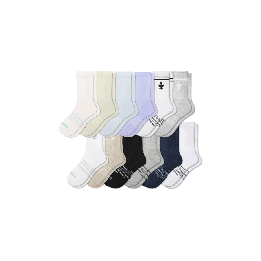 Women's Half Calf Sock 12-Pack - Essential Ready