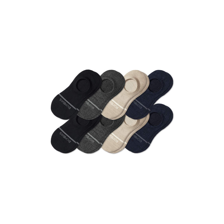 Men's Merino Wool Blend No Show Sock 8-Pack - Daily Pick