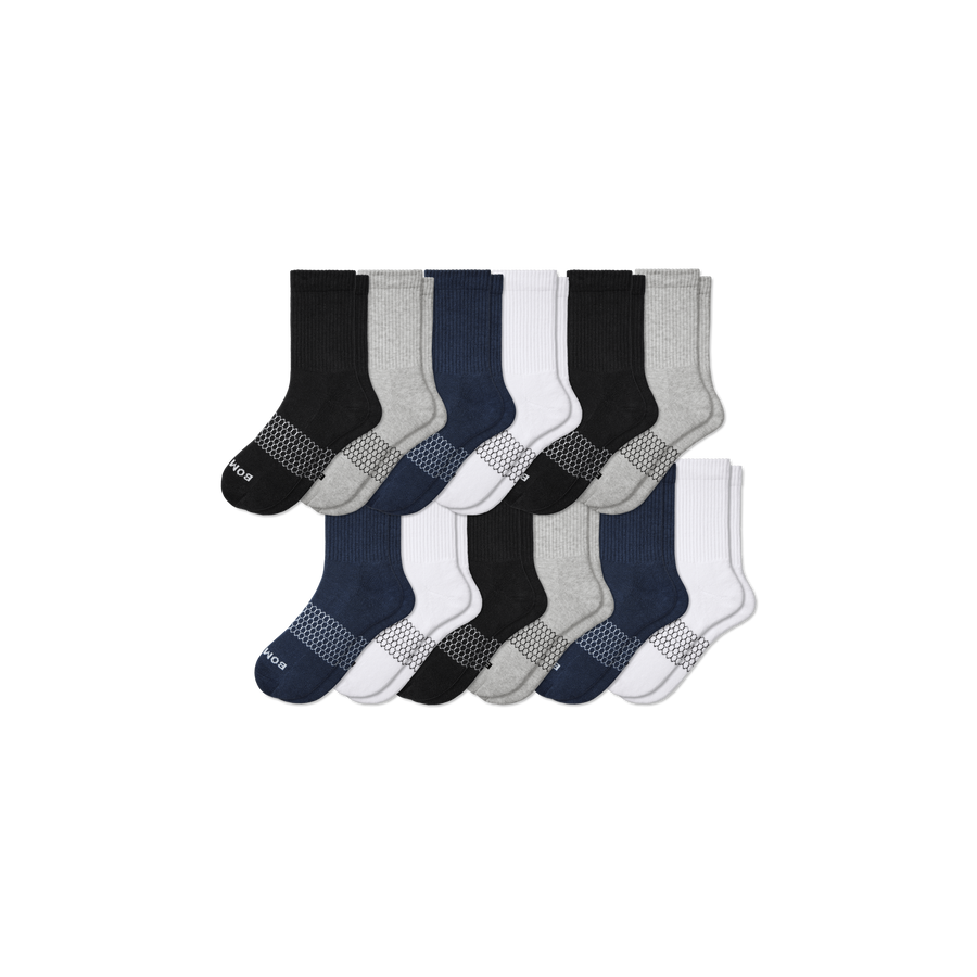 Women's Solids Half Calf Sock 12-Pack - Soft Step