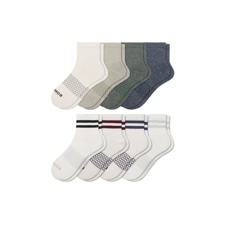 Men's Quarter Sock 8-Pack - Classic Ready