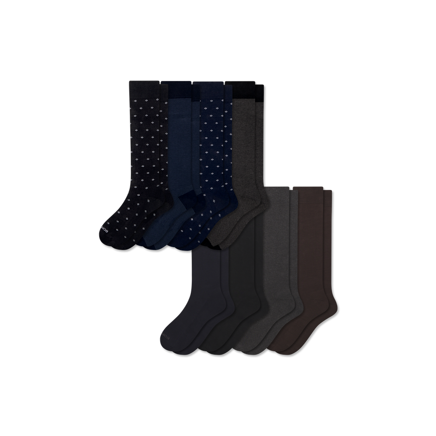 Men's Dress Over the Calf Sock 8-Pack - Fresh Choice