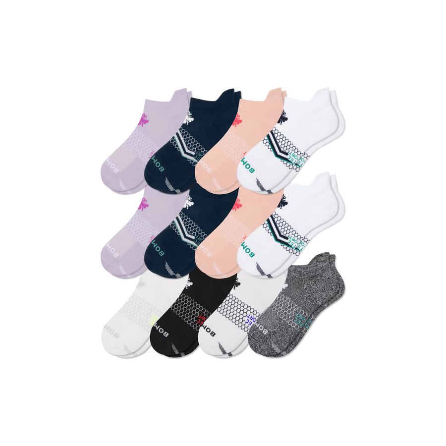 Women's All Sport Ankle Sock 12-Pack - Travel Pair