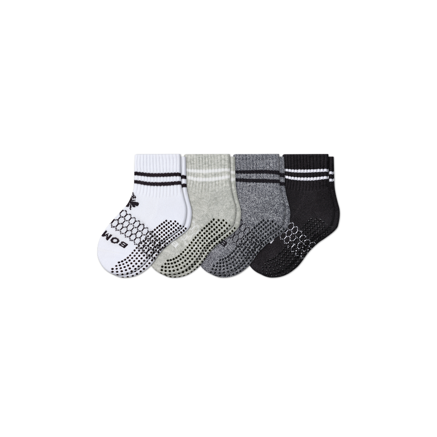 Toddler Gripper Calf Sock 4-Pack - Soft Step