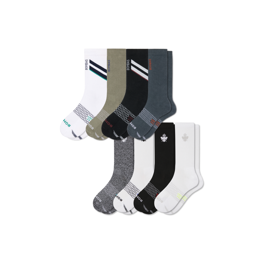 Men's All Sport Calf Sock 8-Pack - Essential Ready