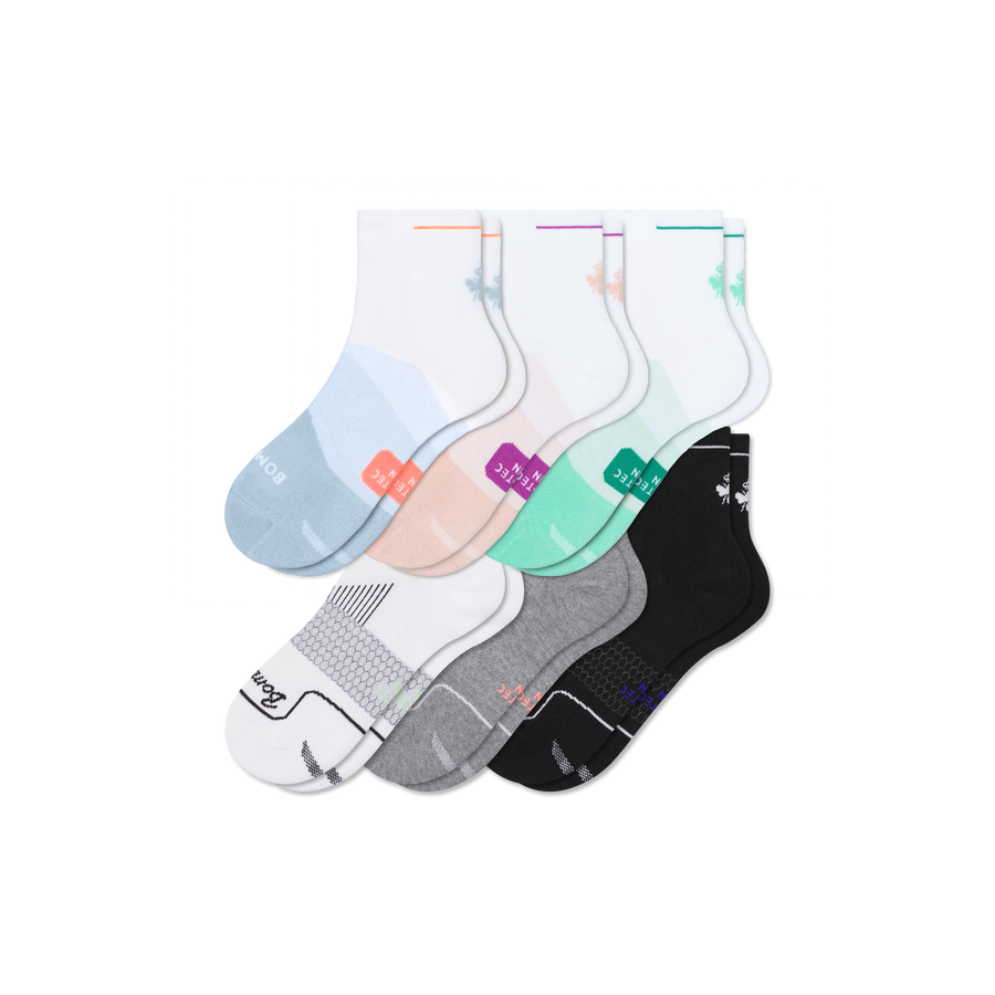 Women's Run Quarter Sock 6-Pack - Essential Ready
