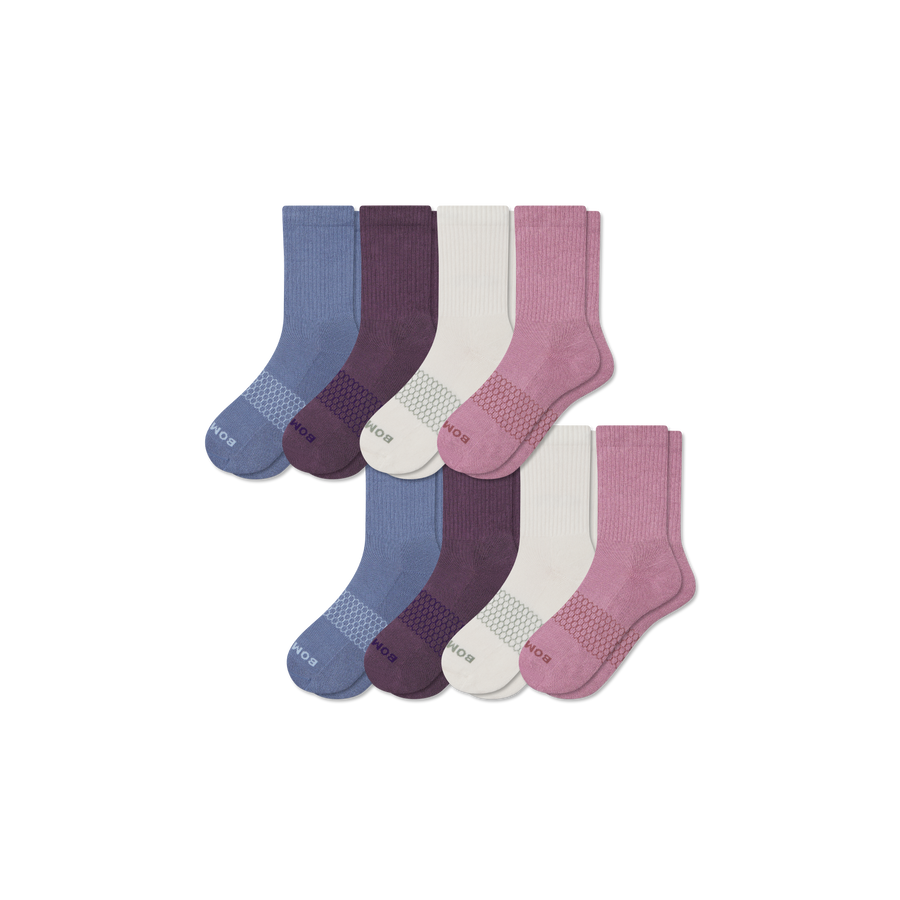 Women's Solids Half Calf Sock 8-Pack - Daily Pick