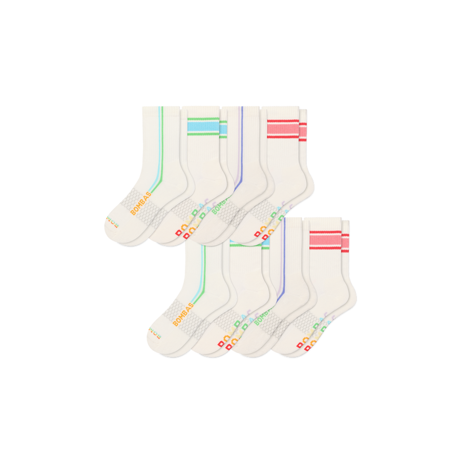 Pride Half Calf Sock 8-Pack - Fresh Step