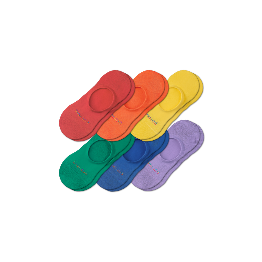 Pride No Show Sock 6-Pack - All Day Fit