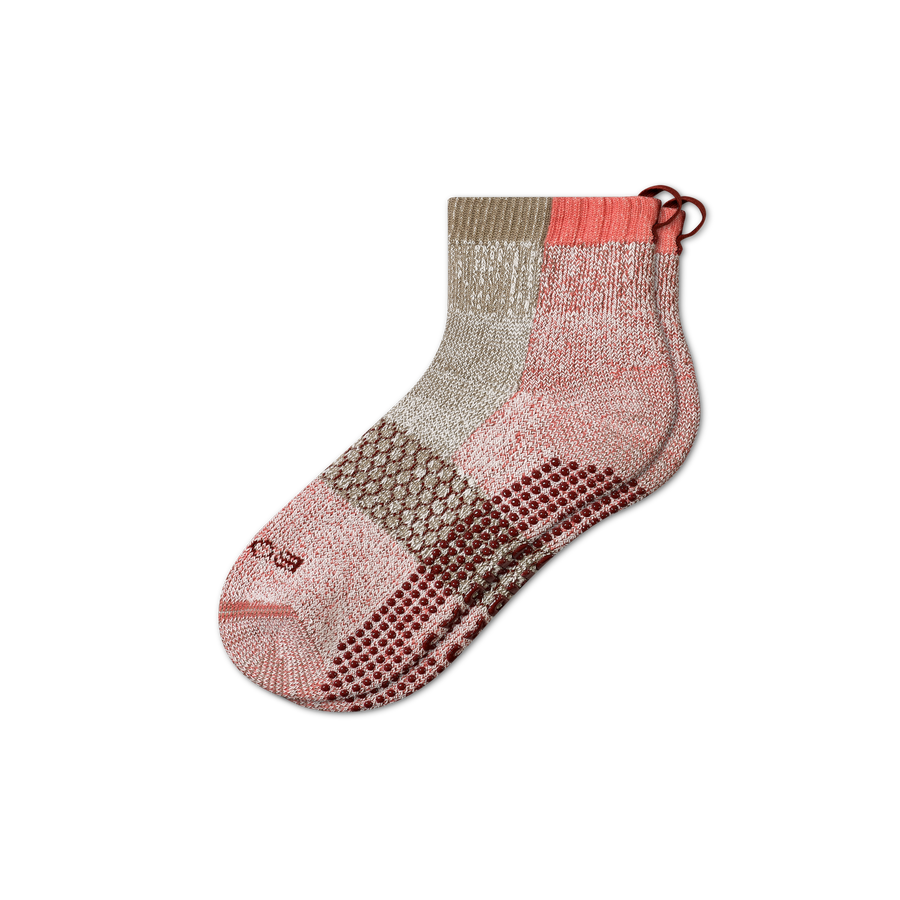 Men's Merino Wool Blend Gripper House Socks - Daily Step