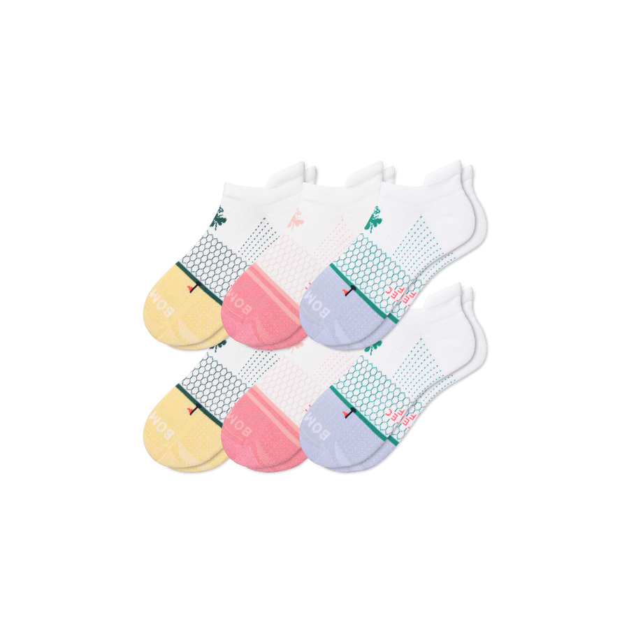 Women's Golf Ankle Sock 6-Pack - Light Cushion