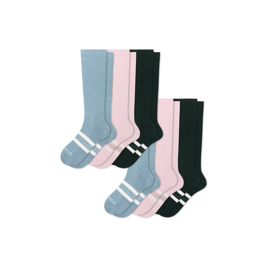 Women's Knee High Sock 6-Pack (15-20mmHg) - Easy Choice