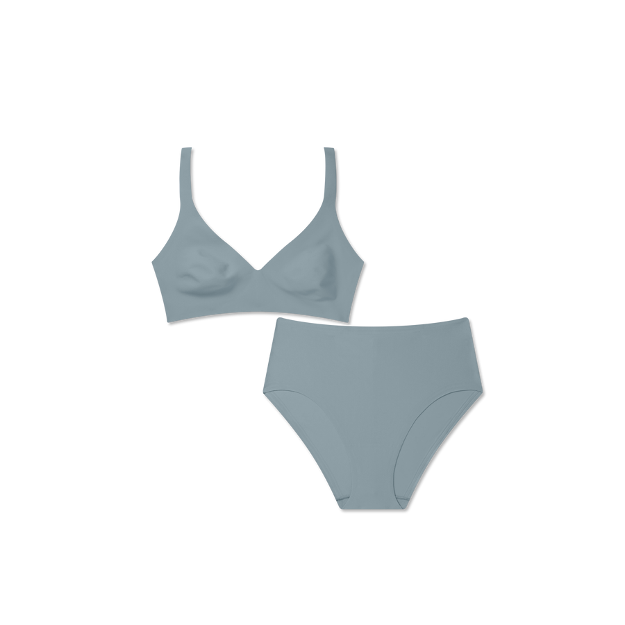 Women’s No Show Plunge Bralette + Hipster Pack - Easy Stretch
