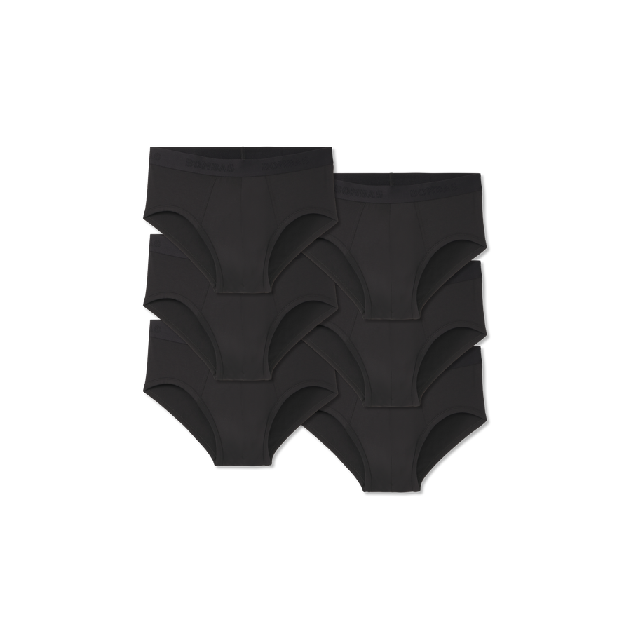 Men's Cotton Modal Blend Flyless Brief 6-Pack - Easy Choice