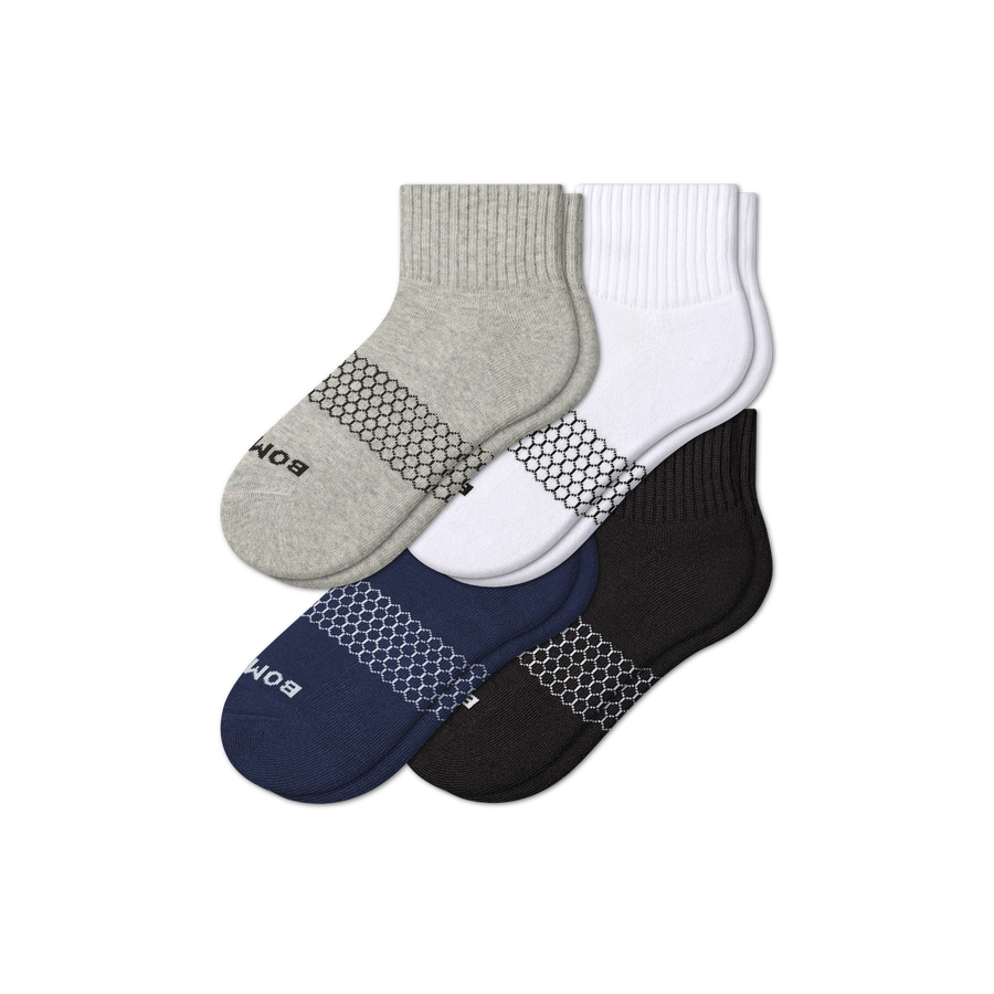 Women's Quarter Sock 4-Pack - Simple Style
