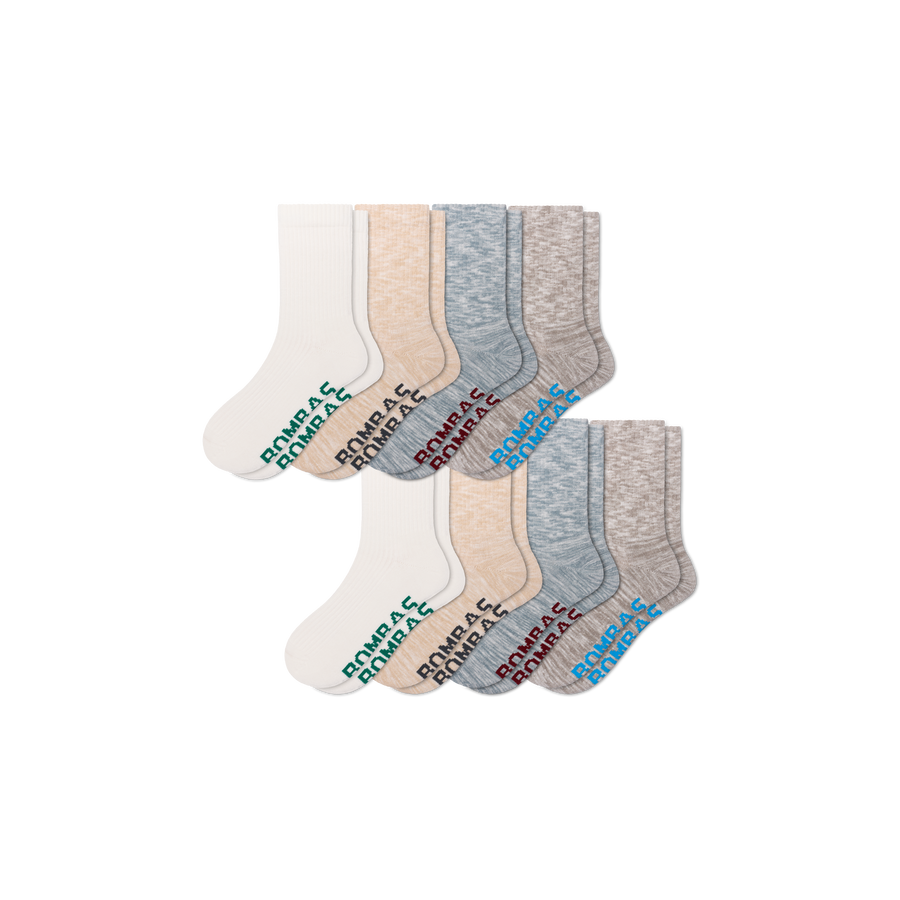 Women's Summer Ragg Half Calf Sock 8-Pack - Daily Cushion