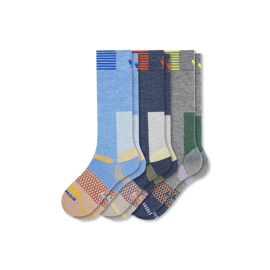 Women's Full-Cushion Merino Wool Blend Ski & Sock 3-Pack - Fresh Step