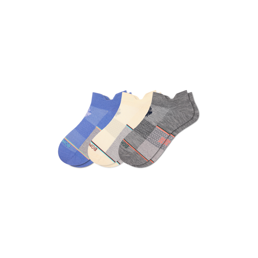 Women's Sport Merino Wool Blend Ankle Sock 3-Pack - Soft Step