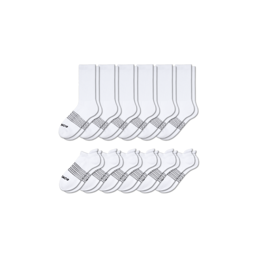 Women's Calf & Ankle Sock 12-Pack - Essential Ready