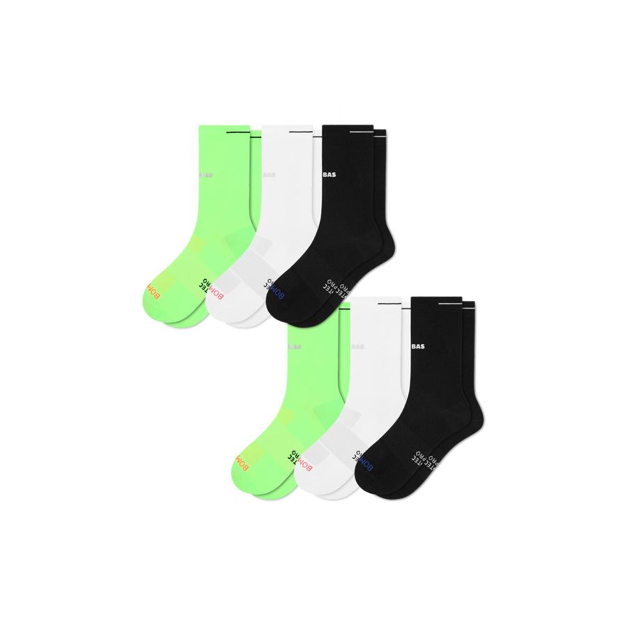 Men's RunPro Half Calf Sock 6-Pack - Premium Pick